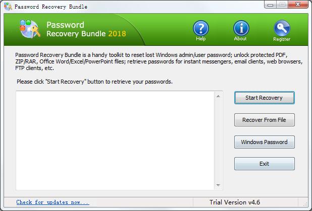 password recovery bundle 2018