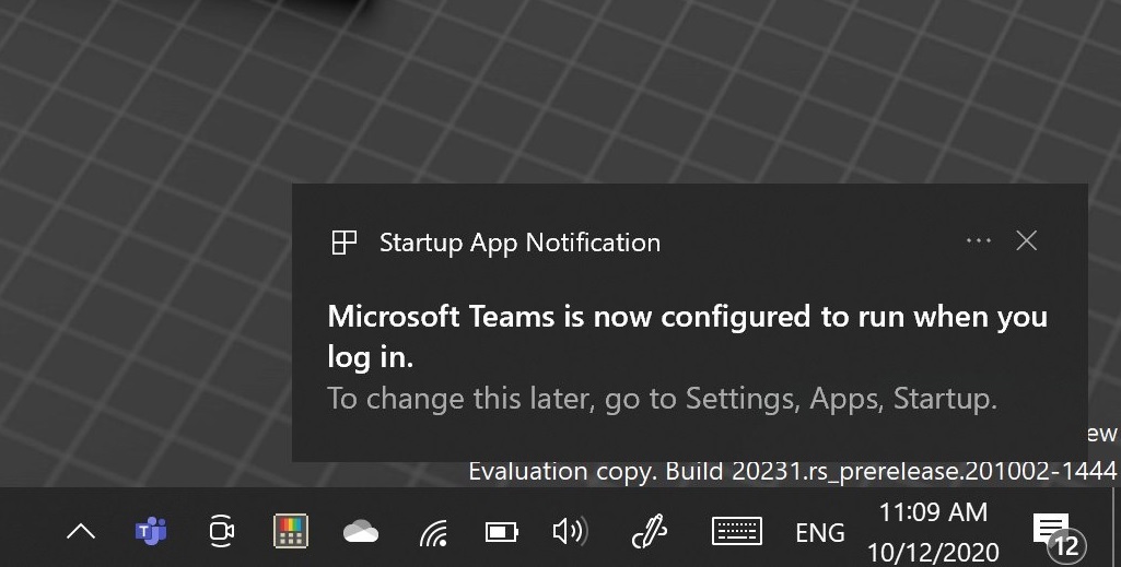 微软Win10新功能：自启动应用被添加时会提醒