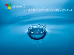 深度技術Win10 2004 64位專業版 V2021.03