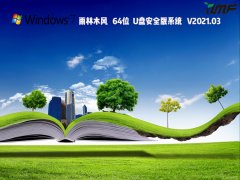 雨林木風Win7 64位U盤安全版系統 V2021.03