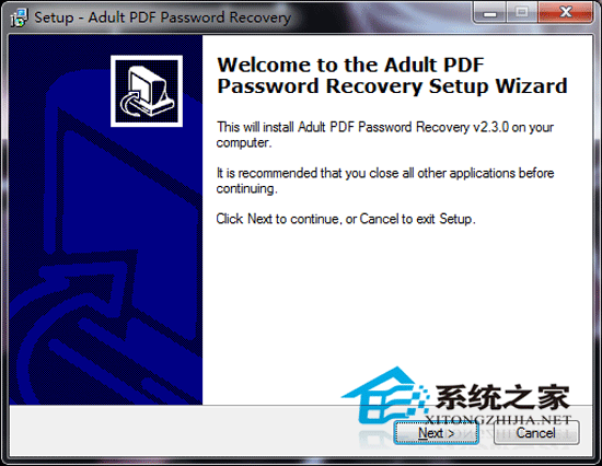 Adult PDF Password Recovery Remover 2.3.0 ر