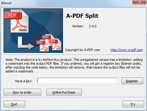 A-PDF Split(PDFָ) V3.4.0