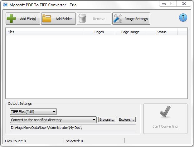 Mgosoft PDF To TIFF Converter