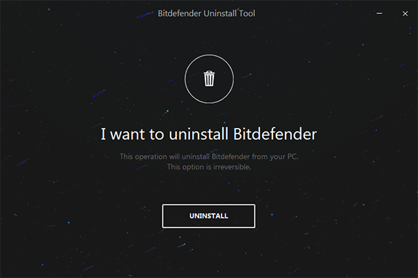 Bitdefender Uninstall Tool
