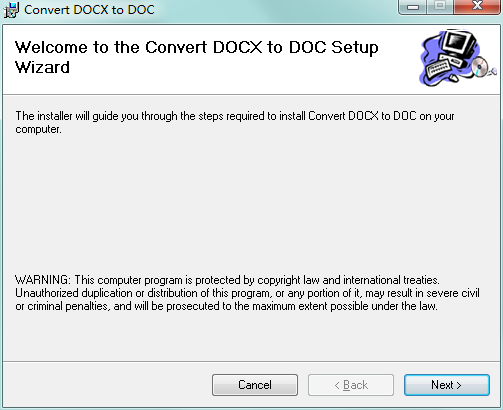 Convert Docx to Doc