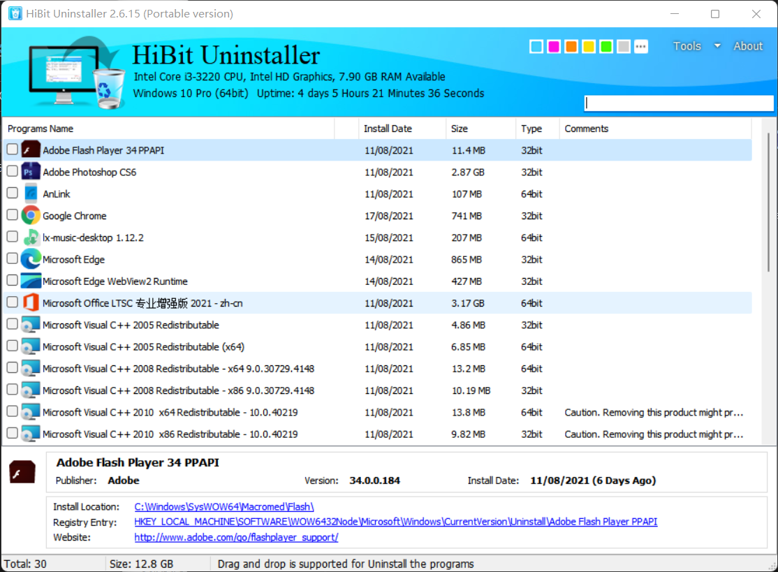 HiBit Uninstaller 3.1.40 for mac download