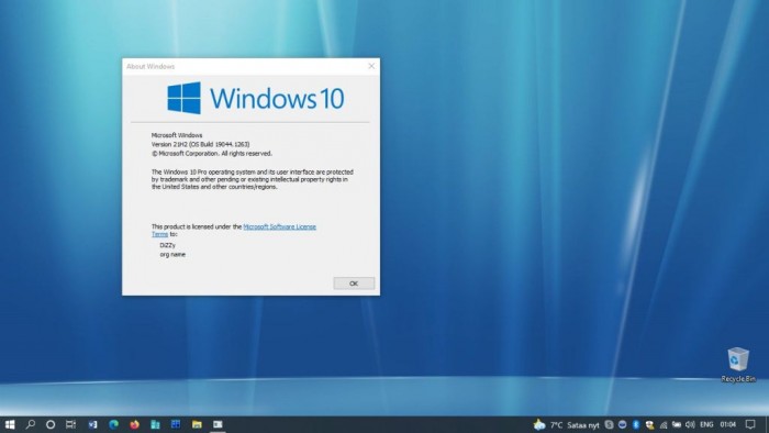 Windows10 21H2ʽ10Ѯ