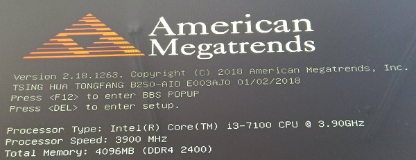 American Megatrends按什么键U盘启动