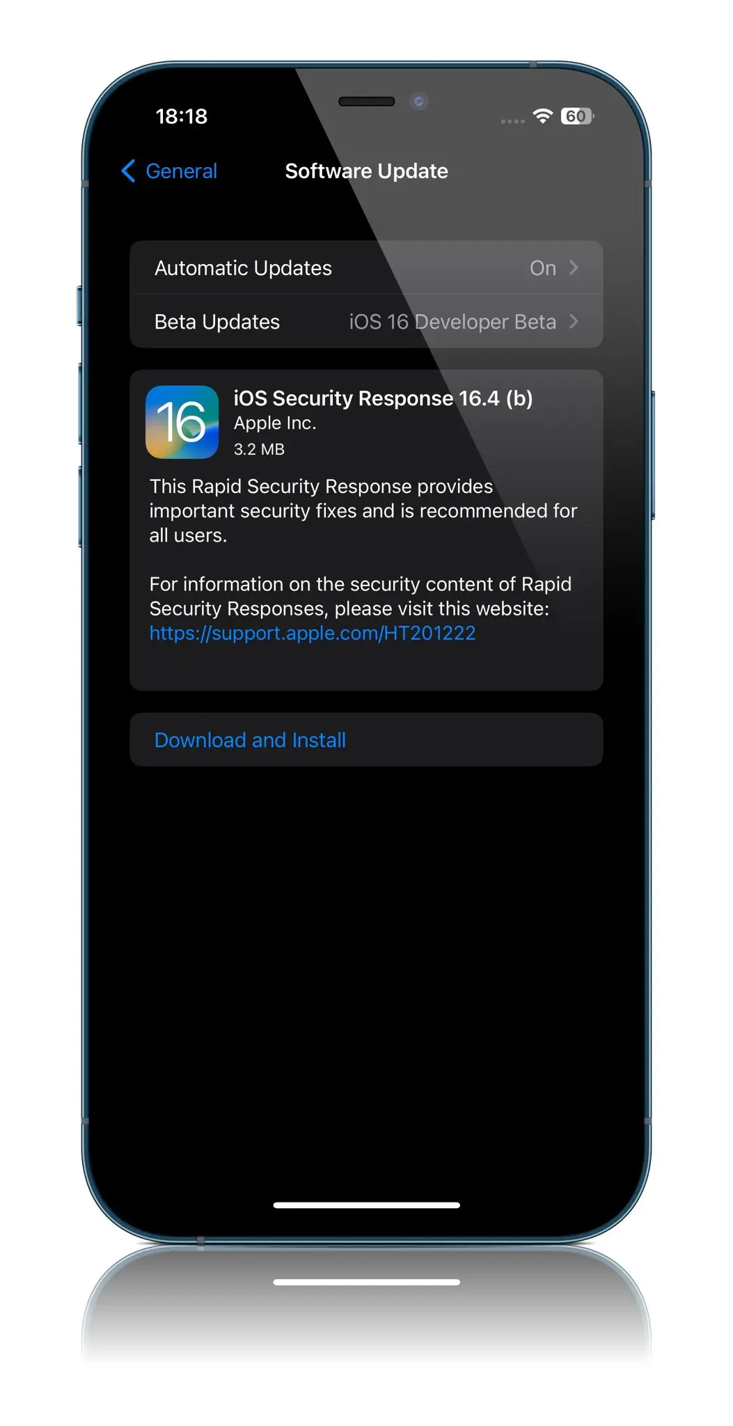 ƻ iOS 16.4 / macOS 13.3 Beta ͵ڶٰȫӦRSR